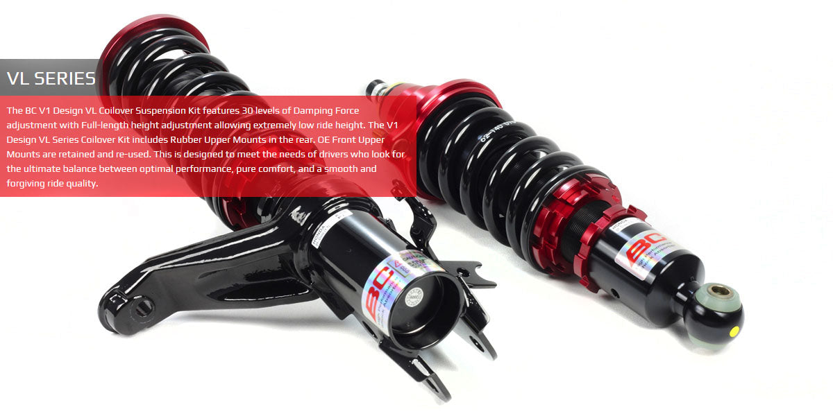 Hyundai Coupe/Tiburon 02-09 GK BC-Racing Coilover Kit V1-VL