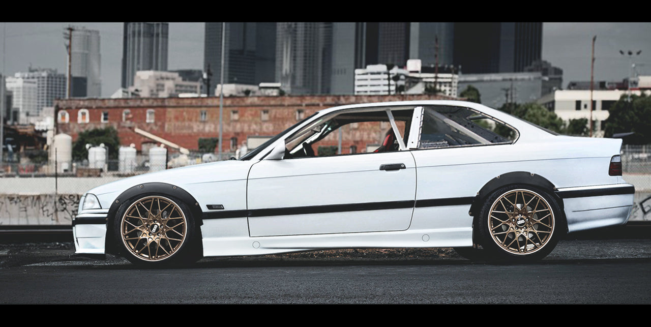 BMW E36 Coupe Fender Flares Set 3-4cm (Front & Rear)
