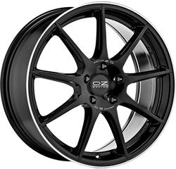 Cerchio OZ 7.5 x 17 5/112 ET 50 mm VELOCE GT GLOSS BLACK+DIAMOND LIP+SILVER LETTERING