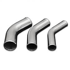 AVXRHP-1 - Tubo in alluminio con curva 45° diametro esterno ø 60mm H.7cm L. 17cm - AVXRHP-1