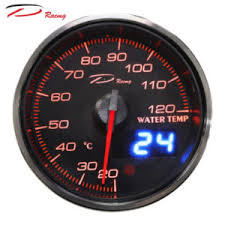 Manometro Analogico/Digitale Temperatura Acqua 40-140° DEPO Racing da 60mm - DX6037B-WP