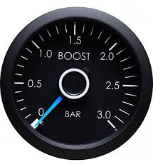 Manometro Analogico Pressione Turbo Meccanico -1+2 bar DEPO Racing da 52mm - VWMW5201BL