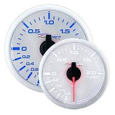 Manometro Pressione Turbo Elettronico -1+2 bar DEPO Racing da 52mm - WBL5201W