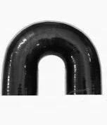 A180-22B - Manicotto in silicone con curva 180° diametro interno ø 22mm - NERO
