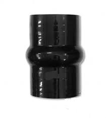 B-63B - Manicotto in silicone dritto "Hump" diametro interno ø 63mm - NERO