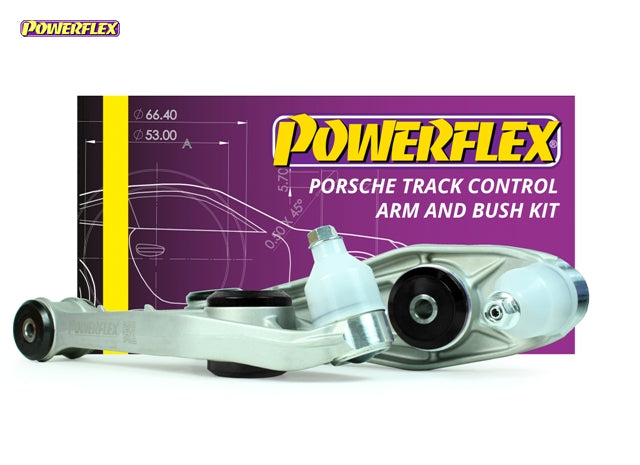 Posiz. n°2F - Qt. 2 - Powerflex per Porsche 987C Cayman (2005 - 2012) - PF57K-1002BLK