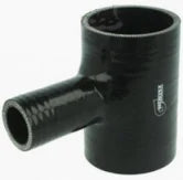T-70B - Manicotto giunzione a T diametro interno ø 70mm con attacco da 25mm - NERO