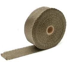 Benda termica DEI Titanium per scarichi, collettori e tubazioni 30 metri x 50mm