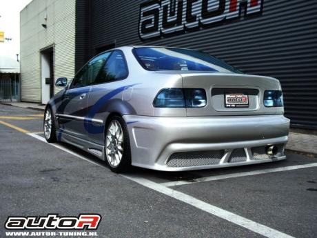 Honda Civic 92-95 2/4D Rearbumper Old School