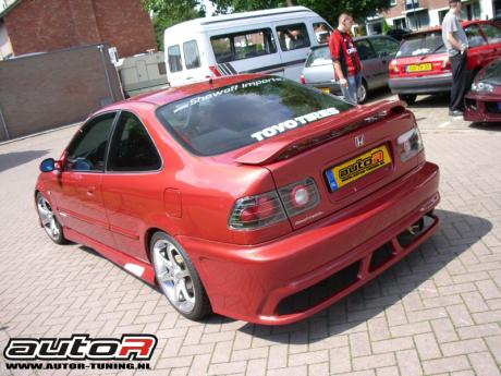 Honda Civic 96-00 2/4D Rearbumper Old School