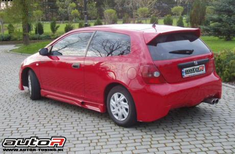 Honda Civic 01-06 3D Sideskirts DB9