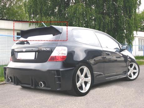 Honda Civic 01-06 3D Spoiler TypeR