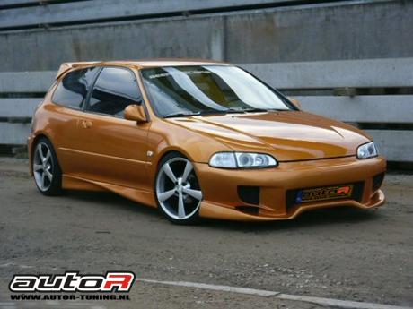 Honda Civic 92-95 2/3D Frontbumper TRex