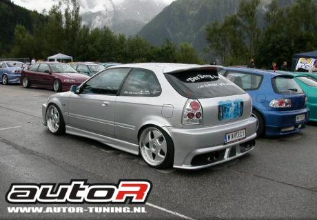 Honda Civic 96-00 3D Rearbumper Old School