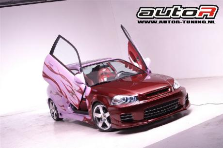 Honda Civic 99-00 Frontbumper Warrior