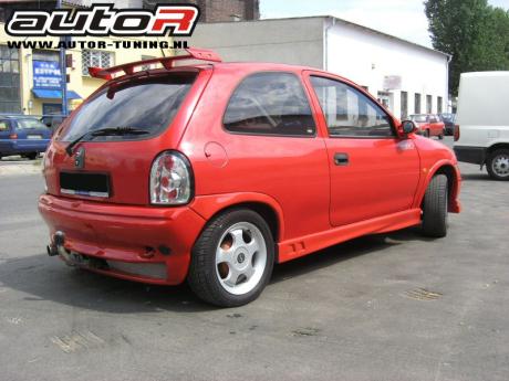 Opel Corsa B 93-01 3D Sideskirts Racing