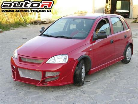 Opel Corsa C 04+ 3D Frontbumper Hunter