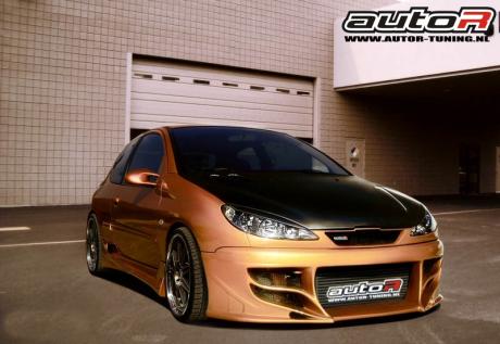 Peugeot 206 98-03 3D Frontbumper Hunter