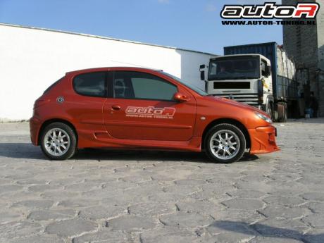 Peugeot 206 98-03 3D Sideskirts Hunter