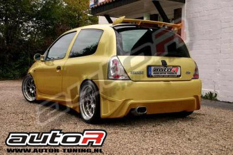 Renault Clio II 98-00 3D Spoiler Miniwing