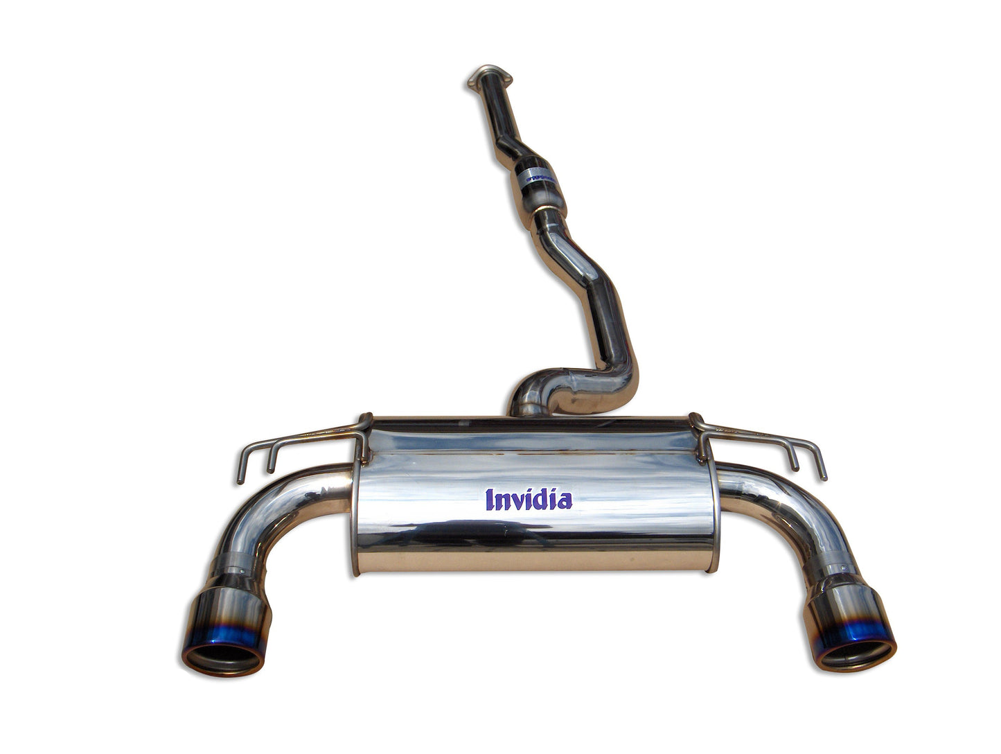 Mitsubishi EVO X Q300 Catback Syst Ti-Tip incl TUV
