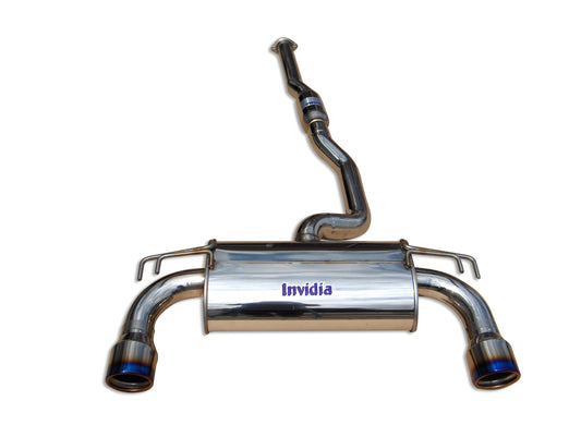 Mitsubishi EVO X Q300 Catback Syst Ti-Tip incl TUV