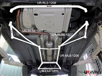 Chevrolet Cruze 08+ 1.6/1.8/2.0 Ultra-R 2x 3P Rear Side Bars