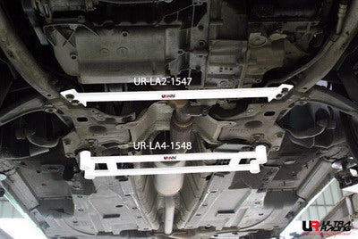 Peugeot 407 04-10 2.0 UltraRacing 2-Point Front Lower Tiebar