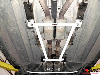 Audi A6 C6 04-11 4.2 4WD UltraRacing 4-Point Mid Lower Brace