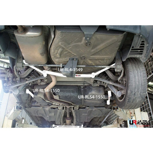 Peugeot 407 04-10 2.0 UltraRacing 2x 2-Point Rear Side Bars
