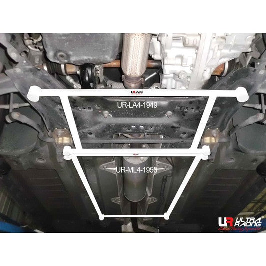 Peugeot 408 1.6T 10+ Ultra-R 4-Point Mid Lower Brace