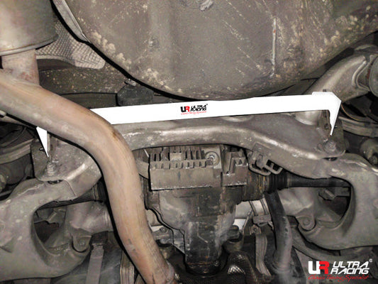BMW 7-Series E65 735/740 UltraRacing 2P Rear Lower Bar 2057