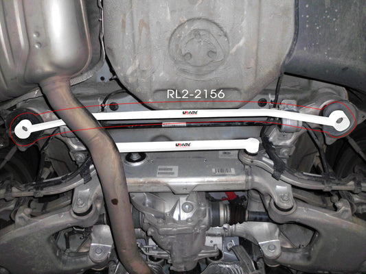 BMW 528i F10 10+ UltraRacing 2P Rear Lower Bar 2156