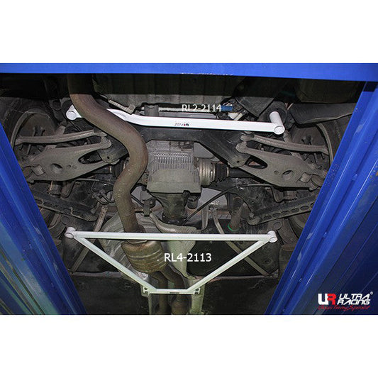BMW 1M Coupe E82 10+ UltraRacing 4-Point Rear Lower Brace