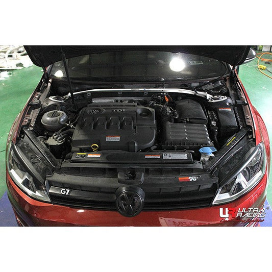 VW Golf 7 2.0GTI/TDI UltraRacing 2P Front Upper Strutbar