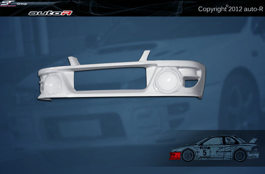 Subaru Impreza 92-00 2/4D 22B Look WRC Front Bumper (FRP)