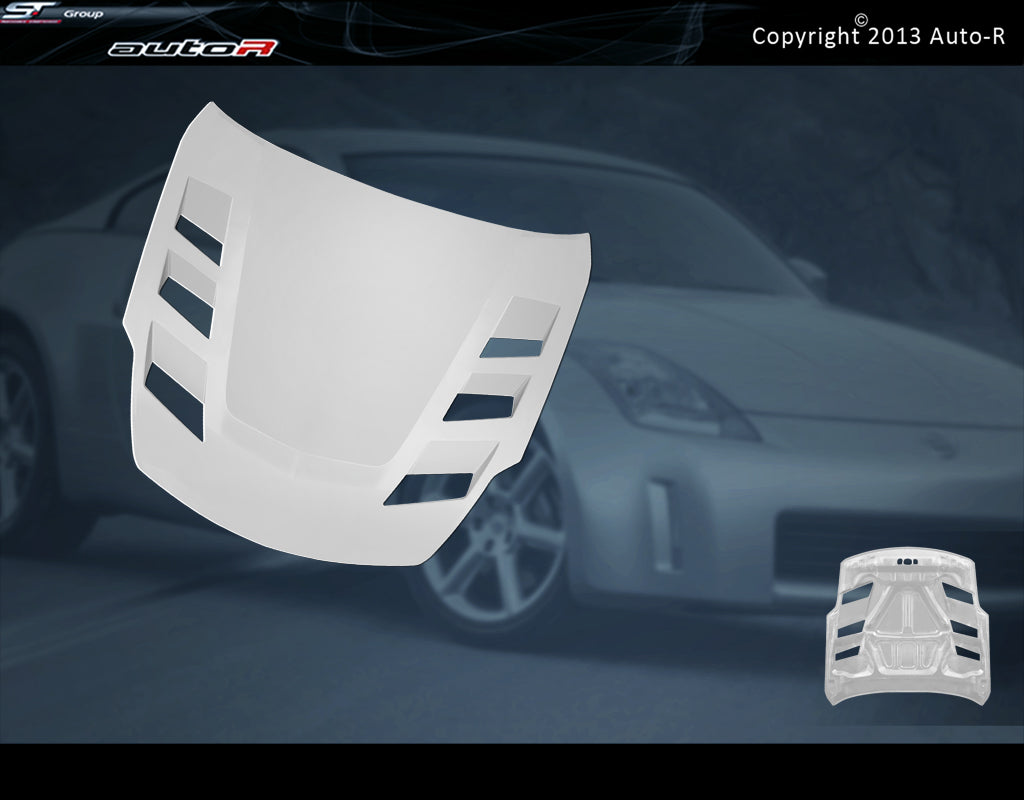 Nissan 350Z 02-06 FRP Race Hood Top Secret Style