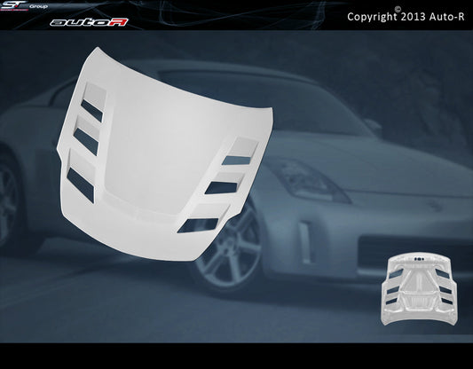 Nissan 350Z 02-06 FRP Race Hood Top Secret Style