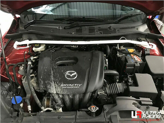 Mazda 2 DJ 14+ 1.5 UltraRacing 2-Point Front Upper Strutbar