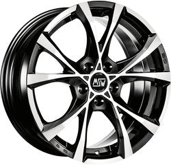 Cerchio MSW 8.0 x 18 5/105 ET 38 mm CROSS OVER GLOSS BLACK FULL POLISHED