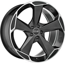 Cerchio OZ 9.0 x 20 5/108 ET 43 mm ASPEN HLT MATT BLACK DIAMOND CUT