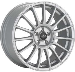 Cerchio OZ 8.0 x 18 5/114 ET 45 mm SUPERTURISMO LM MATT RACE SILVER BLACK LETTERING
