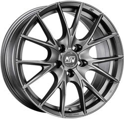 Cerchio MSW 7.0 x 17 4/100 ET 42 mm MSW 25 MATT TITANIUM