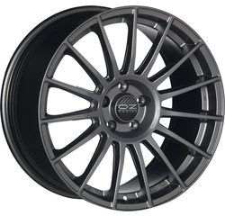 Cerchio OZ 8.0 x 18 5/120 ET 40 mm SUPERTURISMO LM MATT GRAPHITE SILVER LETTERING