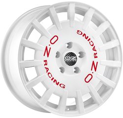 Cerchio OZ RACE WHITE RED LETTERING