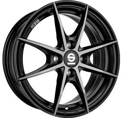 Cerchio SPARCO 6.0 x 15 4/108 ET 42 mm SPARCO TROFEO 4 FUME BLACK FULL POLISHED