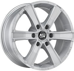 Cerchio MSW 8.0 x 18 6/114 ET 30 mm SAHARA 6 MSW FULL SILVER