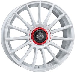 Cerchio OZ RACE WHITE RED LETTERING