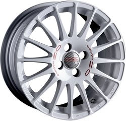 Cerchio OZ 7.0 x 17 4/108 ET 25 mm SUPERTURISMO WRC RACE WHITE RED LETTERING