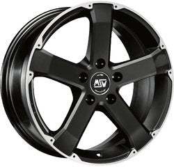 Cerchio MSW MATT BLACK FULL POLISHED